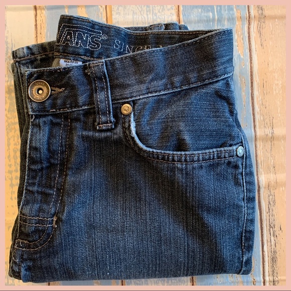 VANS DENIM JEANS MEDIUM EUC - Picture 2 of 8
